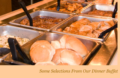 sunset house restaurant dinner buffet selections